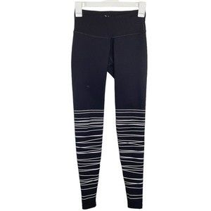 Old Navy Active Go Dry Leggings Sz XS Womens Activewear Workout Sporty Striped